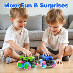 LOD BY Monster Trucks batteries included for immediate light-up action.