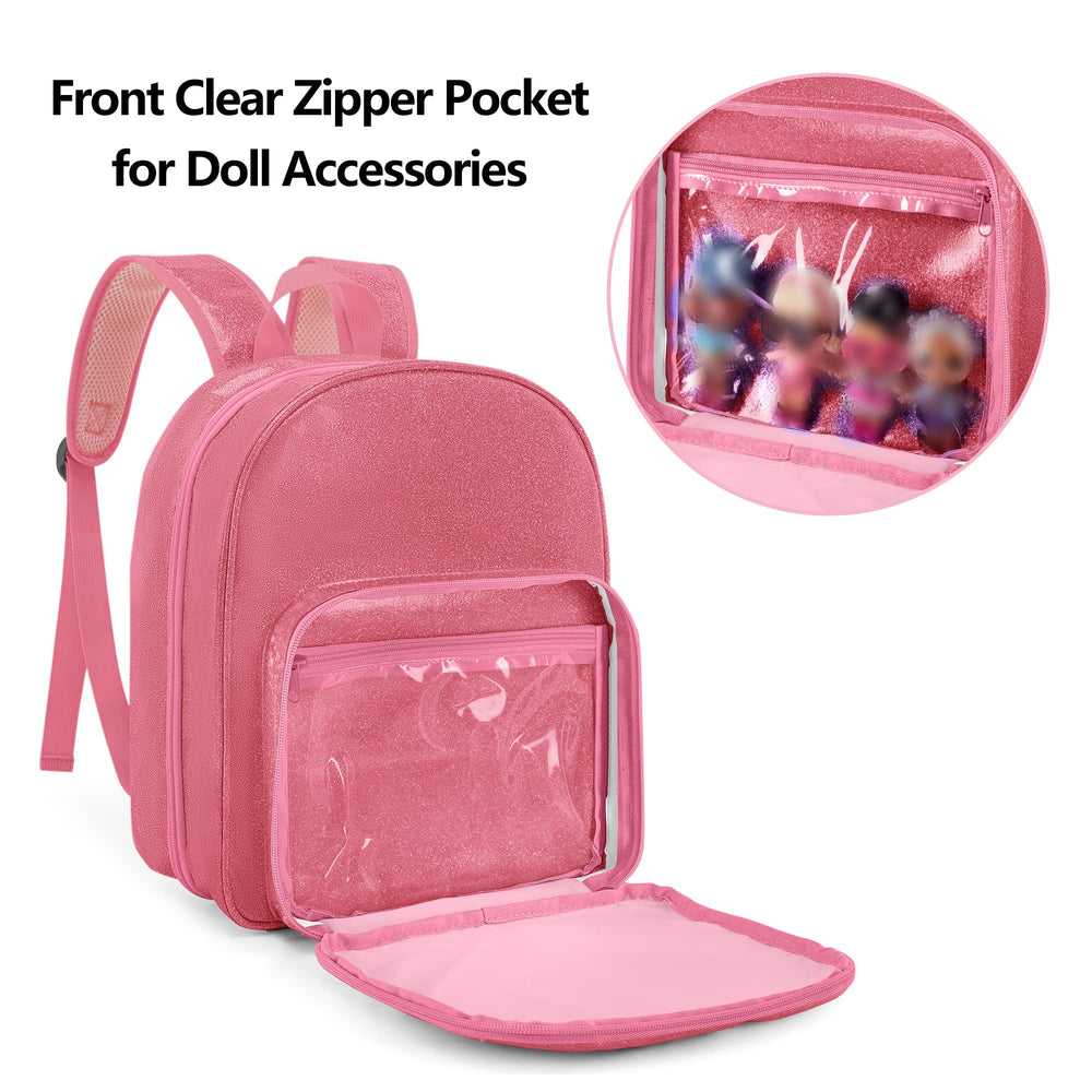 Two-way zippers and a large opening enable easy loading and retrieval.