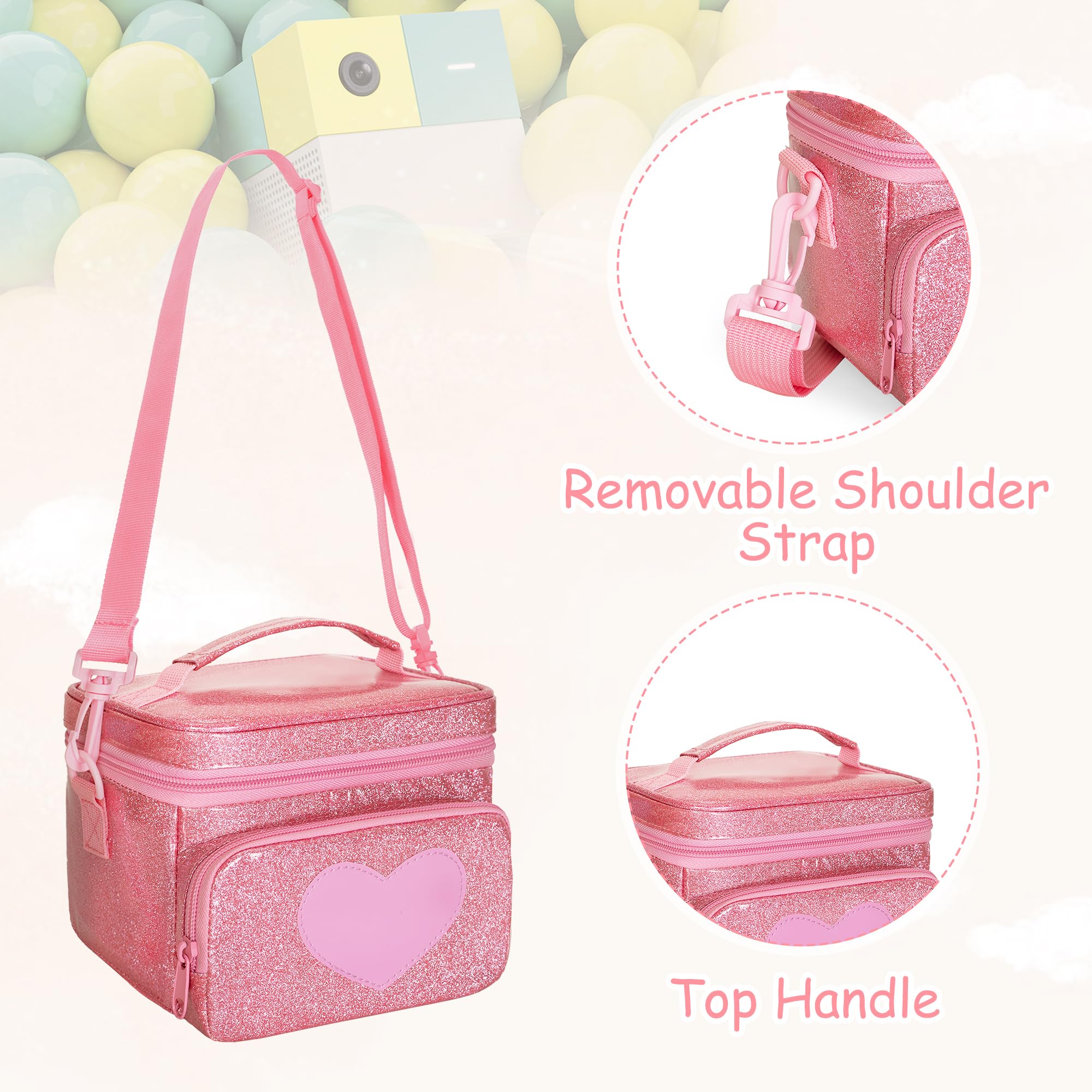 LoDrid carrying case dual zipper design for quick, easy access