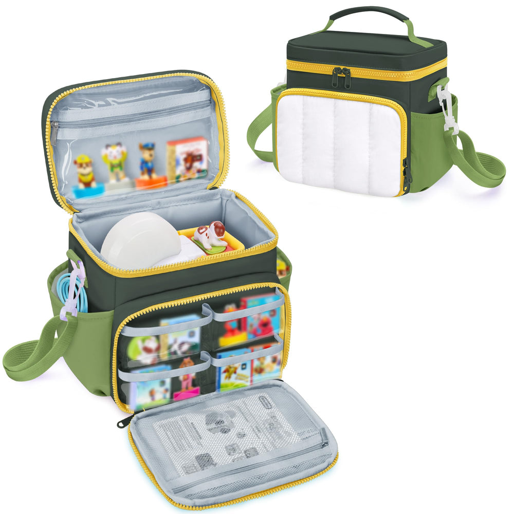 LoDrid carrying case securely fits the Story Dream Machine for organized play sessions