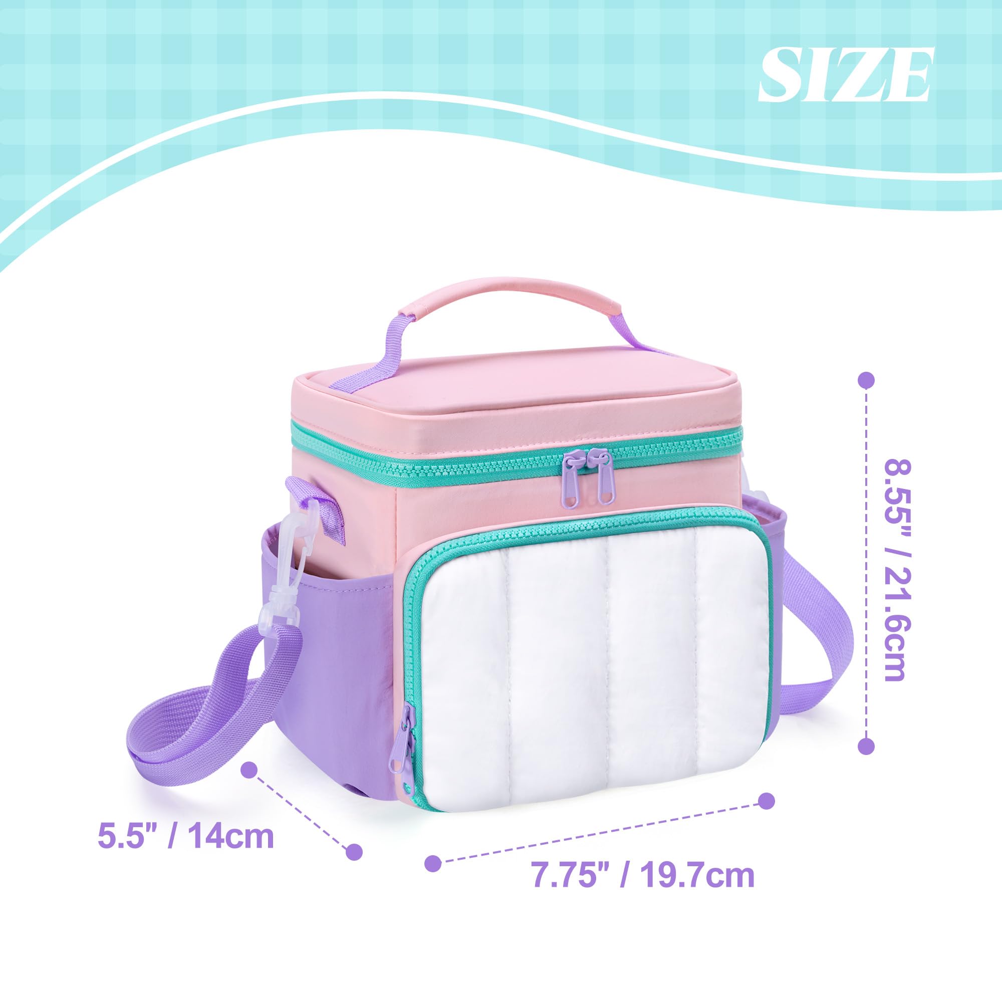 LoDrid carrying case top handle and detachable strap offer versatile carrying options