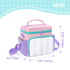 LoDrid carrying case top handle and detachable strap offer versatile carrying options