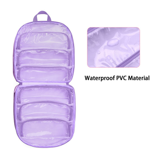 LoDrid clear pockets enable quick visibility of dolls and accessories