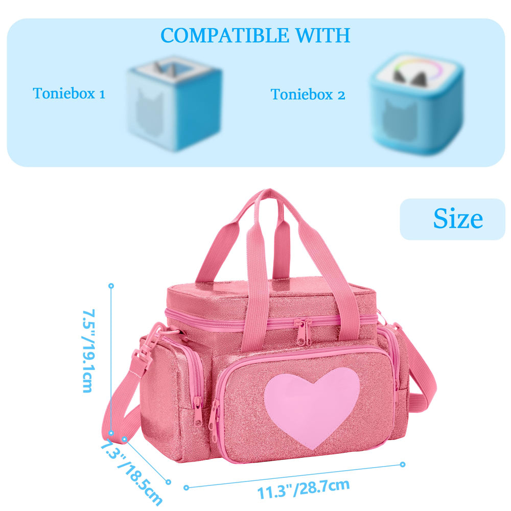 LoDrid Tonie Box case shown as lightweight and portable