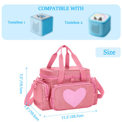 LoDrid Tonie Box case shown as lightweight and portable