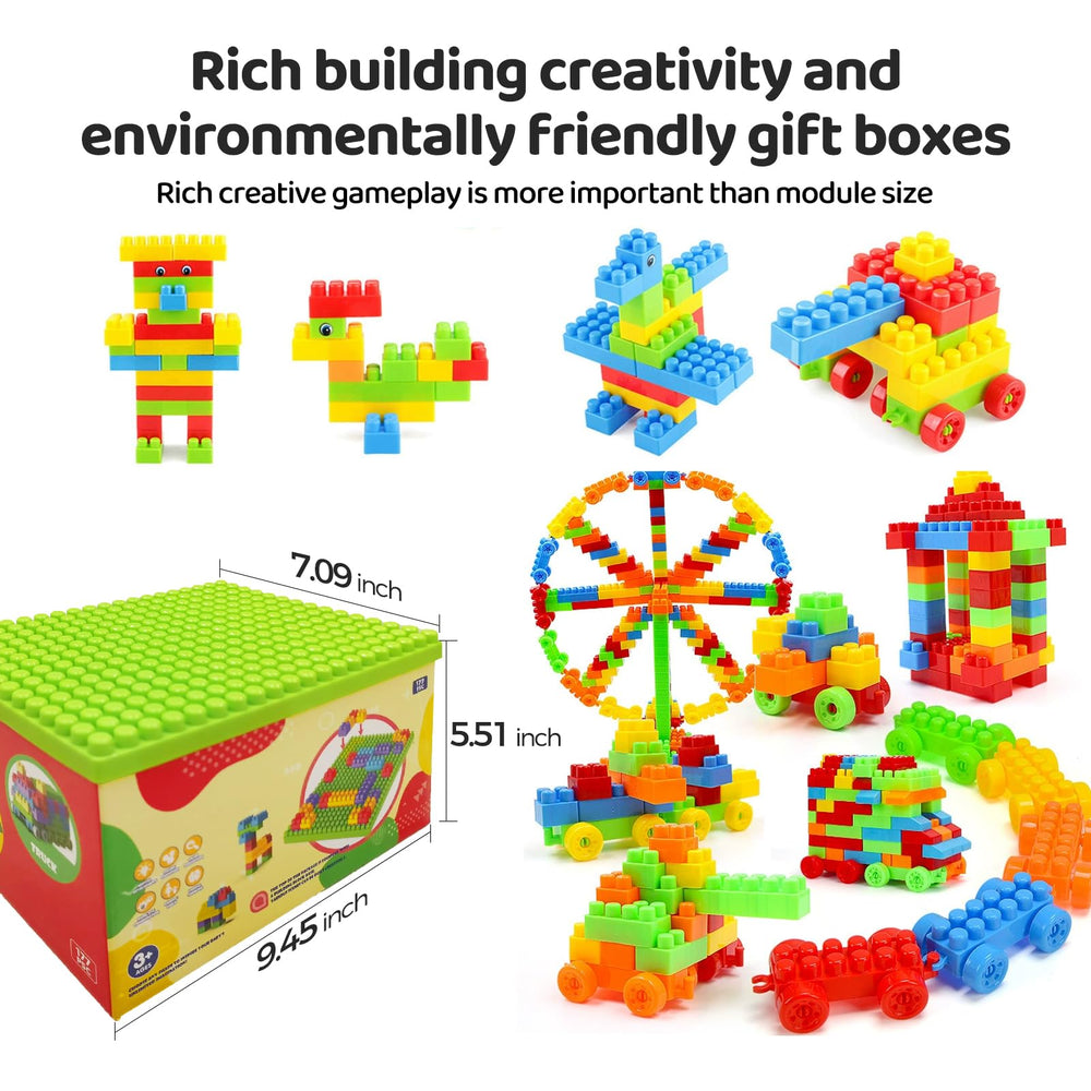 LOGBAY 2x4 rectangle bricks create sturdy structures.