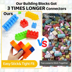 LOGBAY bright color blocks boost visual recognition and play.