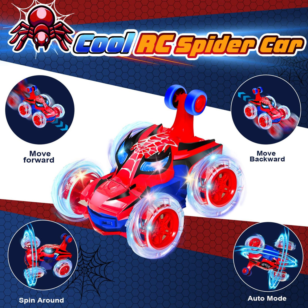 Logth Spider RC Car 360-flip action demonstrates dynamic stunts and precise control
