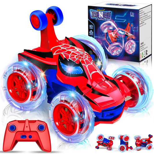 Logth Spider RC Car front view with bold spider design and kid-friendly controls