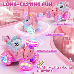 Durable all-terrain tires on Logth Unicorn RC Car.