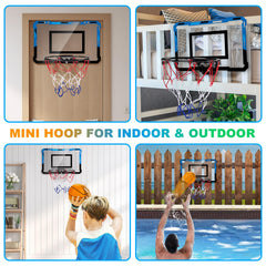Loiley breakaway rim and shatterproof backboard for authentic play.