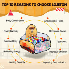 LOJETON easy-fold storage bag makes transport simple for trips.