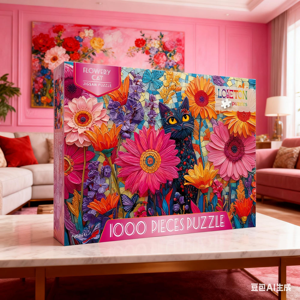 LOJETON Finished size 70 x 50 cm suits family puzzle nights.