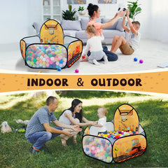 LOJETON transparent net design adds bright color visibility and safety.
