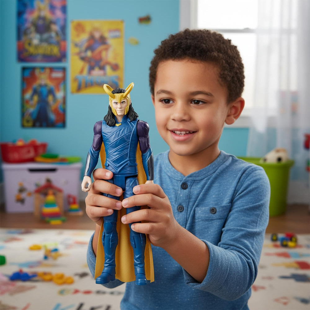 Loki figure with movie-inspired appearance for fan immersion