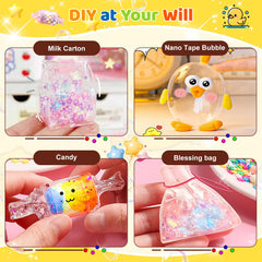 Lokuc duck theme clay pieces add color and tactile play.