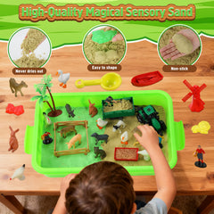 Lokuc farm animals molds for easy, kid-friendly sculptures.