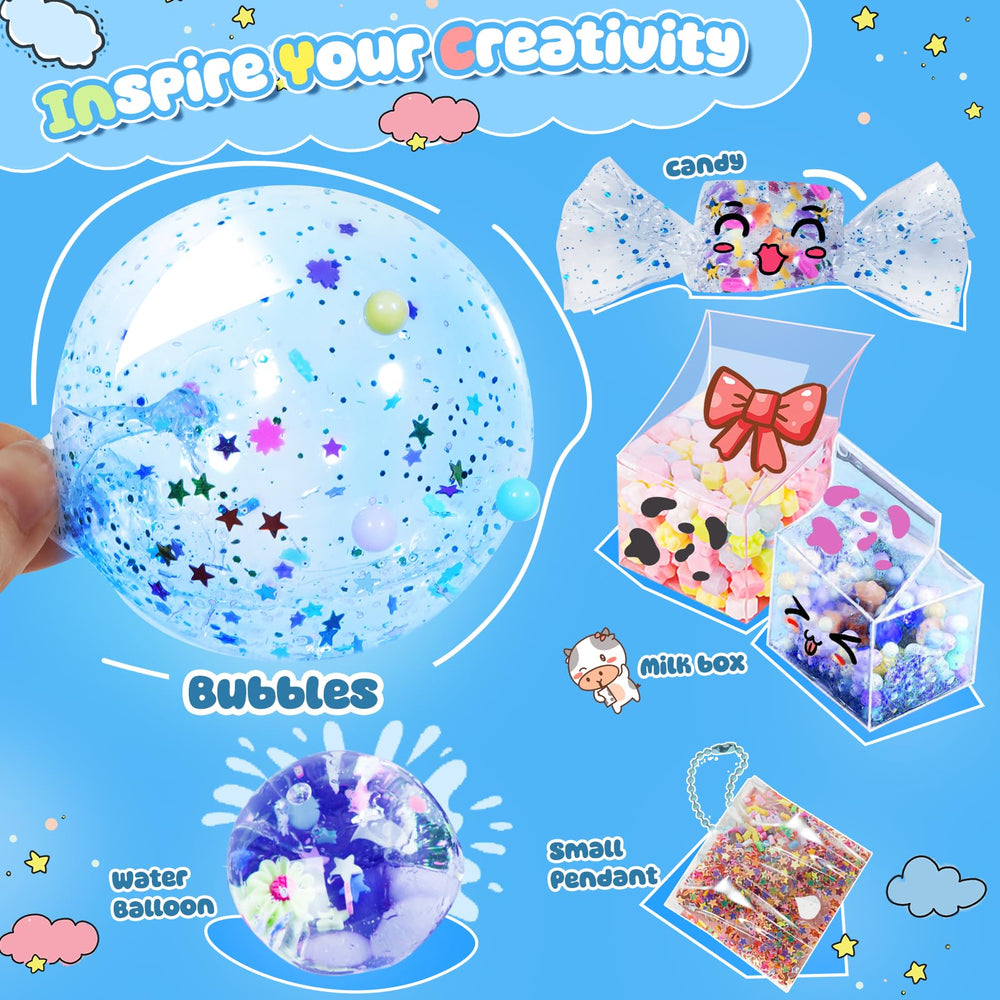Colorful Lokuc decorations and stickers for hands-on crafting fun.