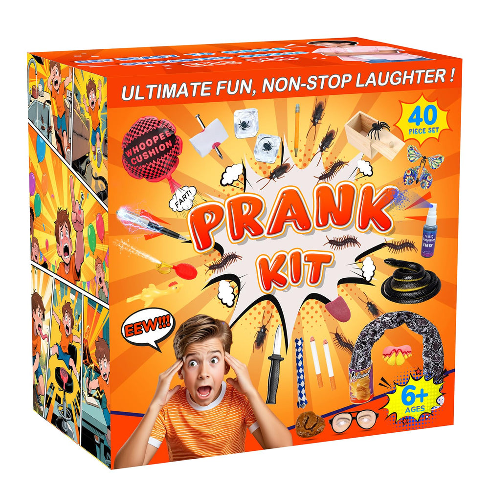 Lokuc Pranks Kit uses safe materials for worry-free play.
