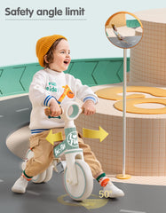 LOL-FUN tricycle handle design provides non-slip control for toddlers