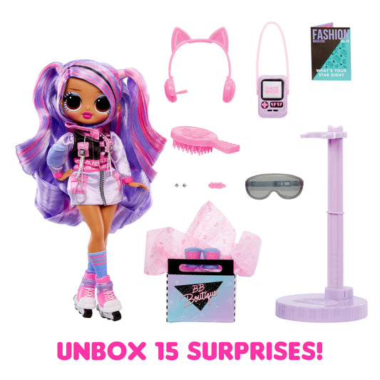 Ace fashion doll in gaming-inspired outfit for imaginative fashion battles.