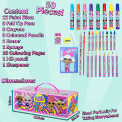 L.O.L. Surprise! drawing tools with eraser and sharpener for detail work
