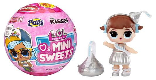 L.O.L. Surprise Loves Mini Sweets doll in eco-friendly paper ball packaging for play