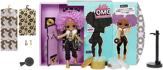 LOL Surprise! OMG 24K DJ Downtown B.B. figure showcases bold fashion and poseability