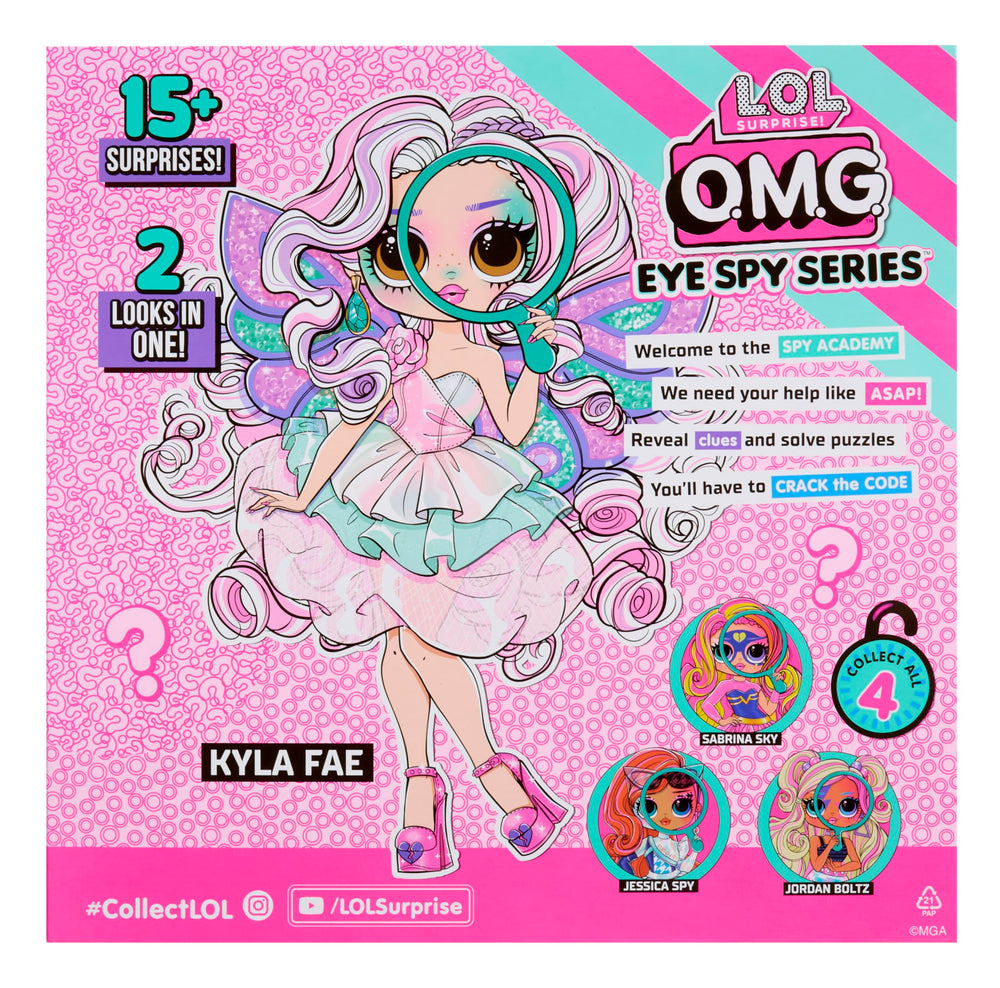 L.O.L. Surprise! OMG Eye Spy Fairy elaborate packaging doubles as a keepsake.