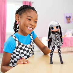 Hairbrush included supports grooming and styling pretend with Groovy Babe.