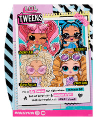 LOL Surprise Tweens fabulous fashions, shoes and accessories display
