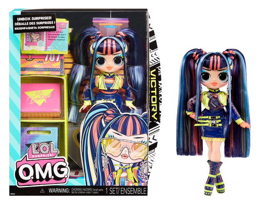 L.O.L. Surprise Victory doll on runway-ready pose for imaginative play.