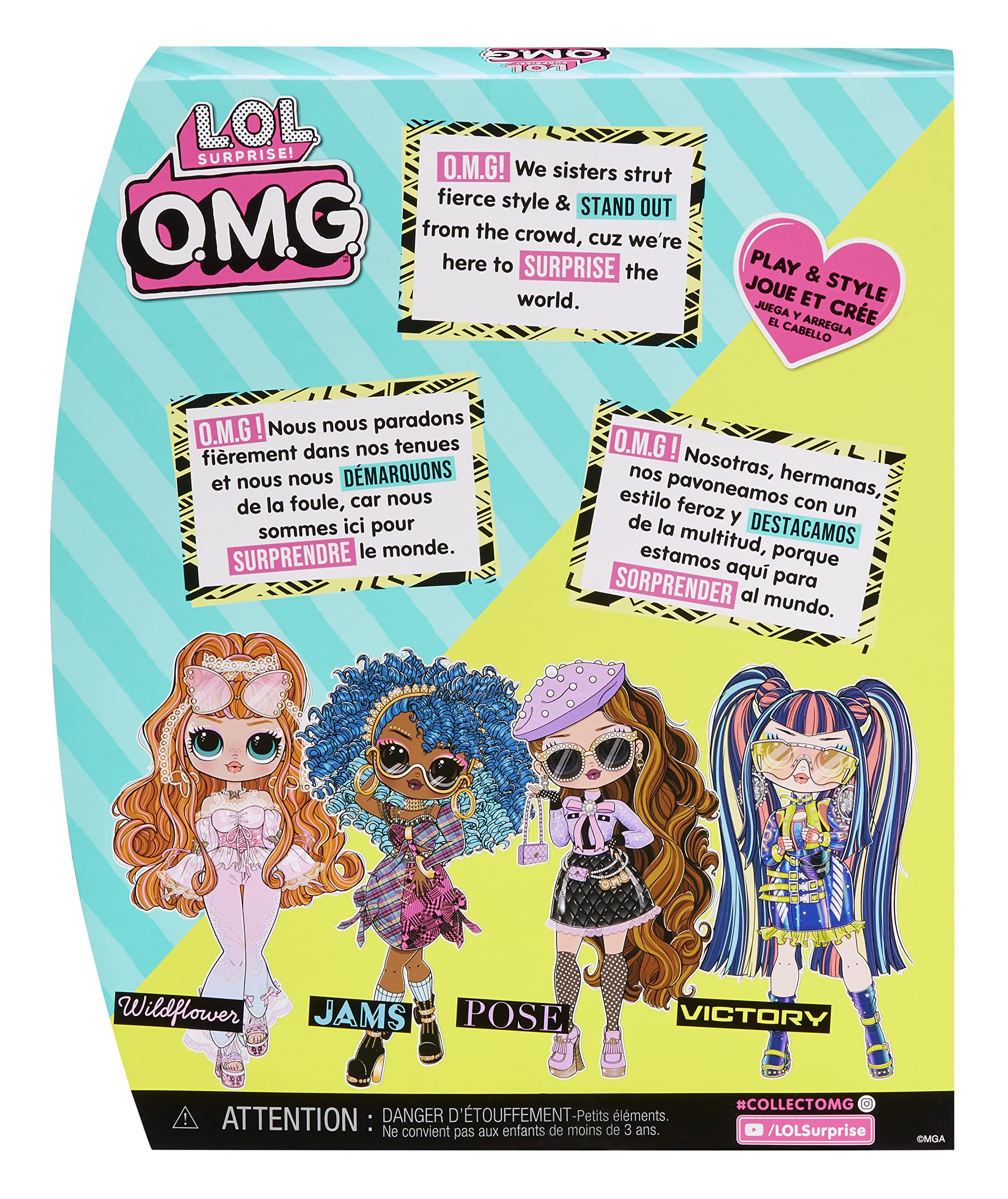 L.O.L. Surprise Victory doll unboxing surprises moment for kids.