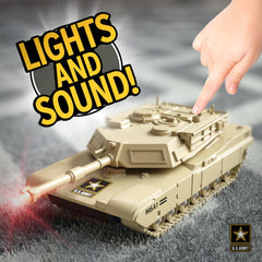Lollipop Army Tank rear lights for realistic signaling during play