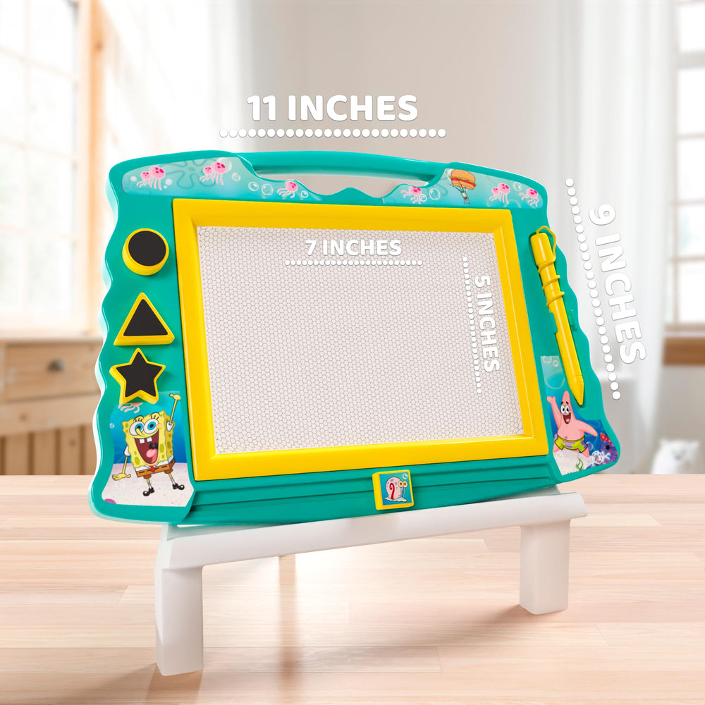 Lollipop magnetic drawing board enables color drawing on the go