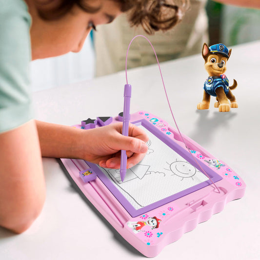 PAW Patrol drawing board with three stamps for precise shapes