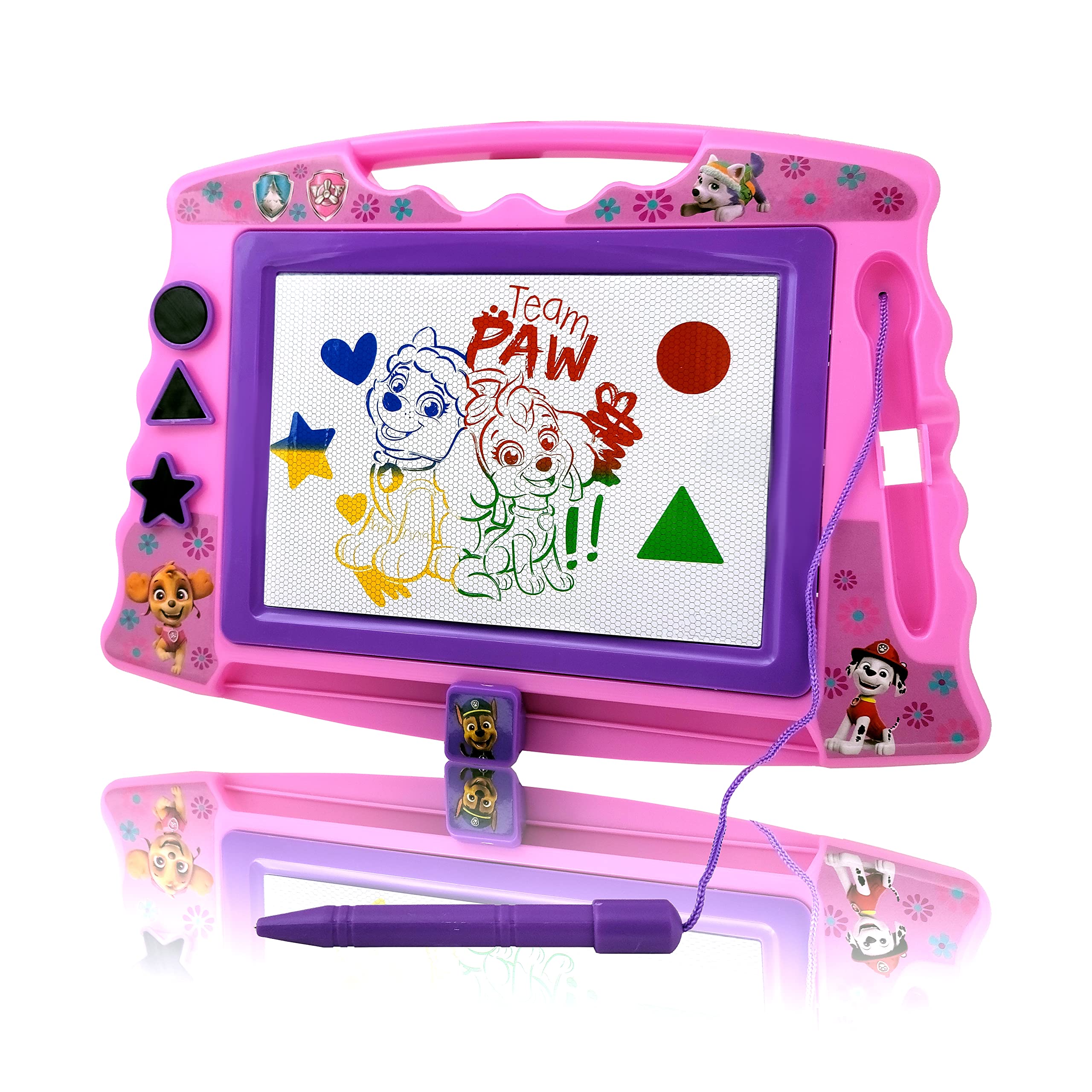 Lollipop PAW Patrol magnetic drawing board with stylus for mess-free doodling