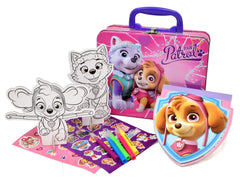 Lollipop Paw Patrol markers in the tin offer mess-free coloring on the go.