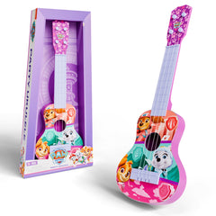Lollipop Paw Patrol Party Ukulele front view, beginner-friendly design for toddlers