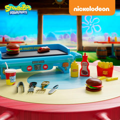 Lollipop Spongebob grill playset pretend-grill for age-appropriate fun.