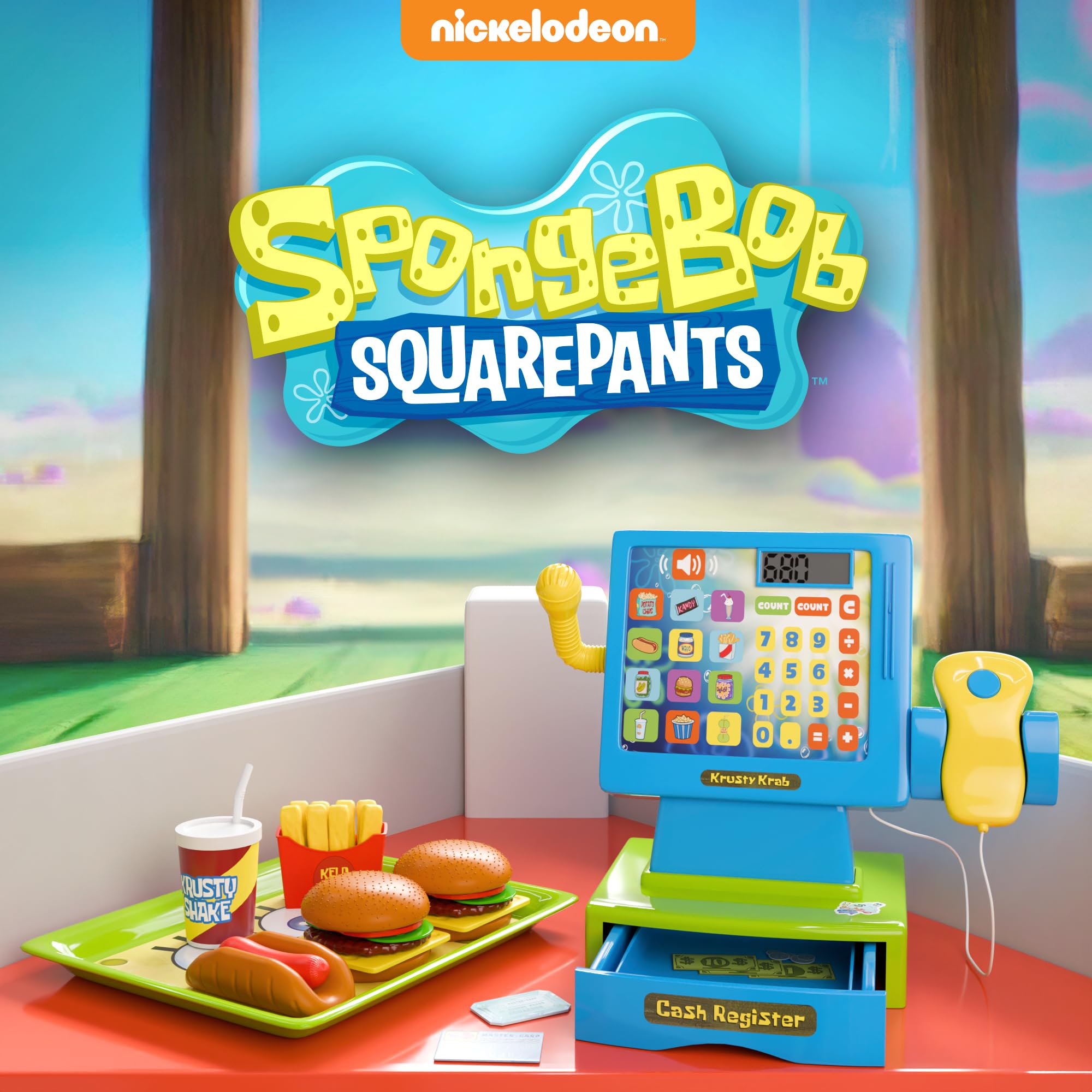 Lollipop Spongebob hamburgers play food for fun meal simulations.