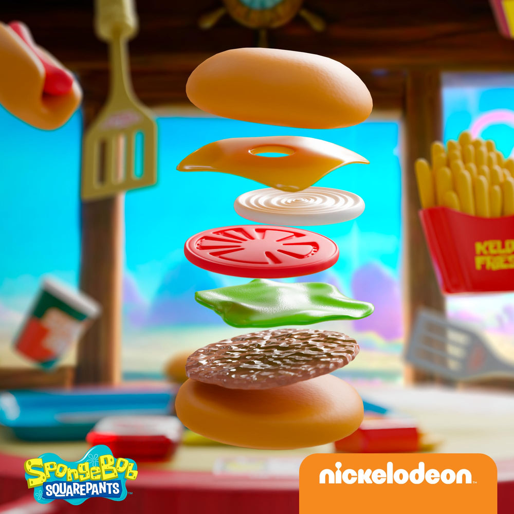 Lollipop burger ingredients support recipe assembly in play.