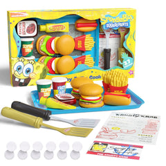 Lollipop Spongebob kitchen playset Krusty Krab tray for imaginative pretend meals.