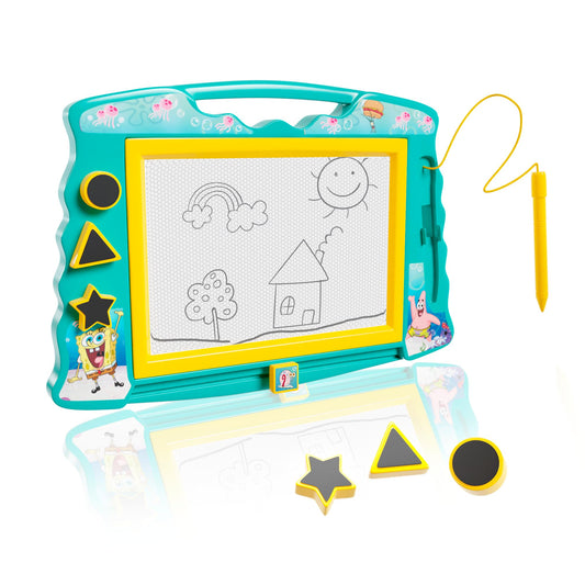 Lollipop SpongeBob drawing board with stylus and stamps for colorful play