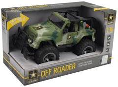 US Army-inspired toy with vivid lights for engaging pretend missions.