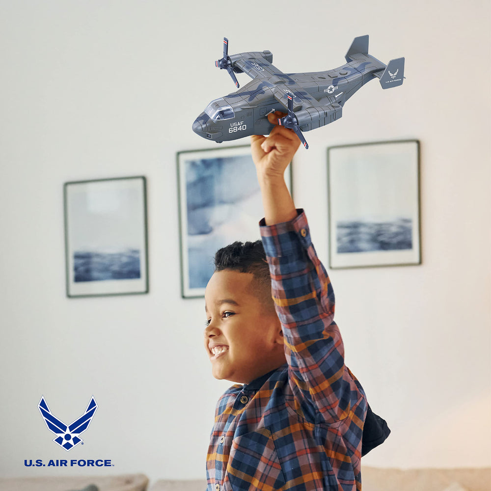 Lollipop V-22 Osprey at 1:72 scale supports detailed display and pretend missions.