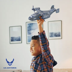 Lollipop V-22 Osprey at 1:72 scale supports detailed display and pretend missions.