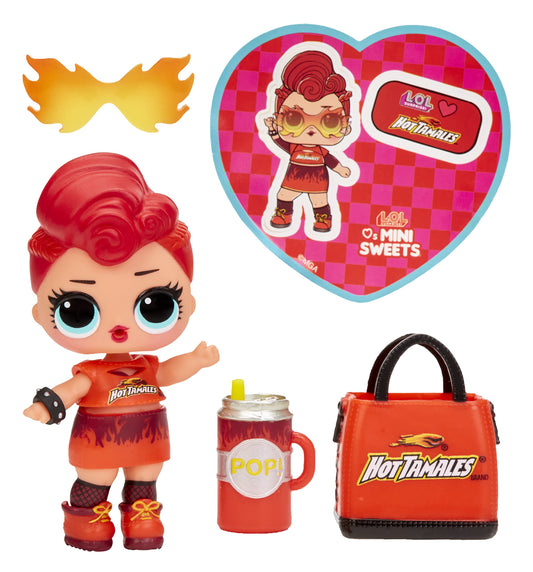 Outfit and accessories from L.O.L. Surprise Mini Sweets boost dress-up fun