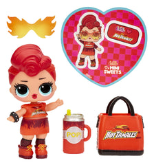 Outfit and accessories from L.O.L. Surprise Mini Sweets boost dress-up fun