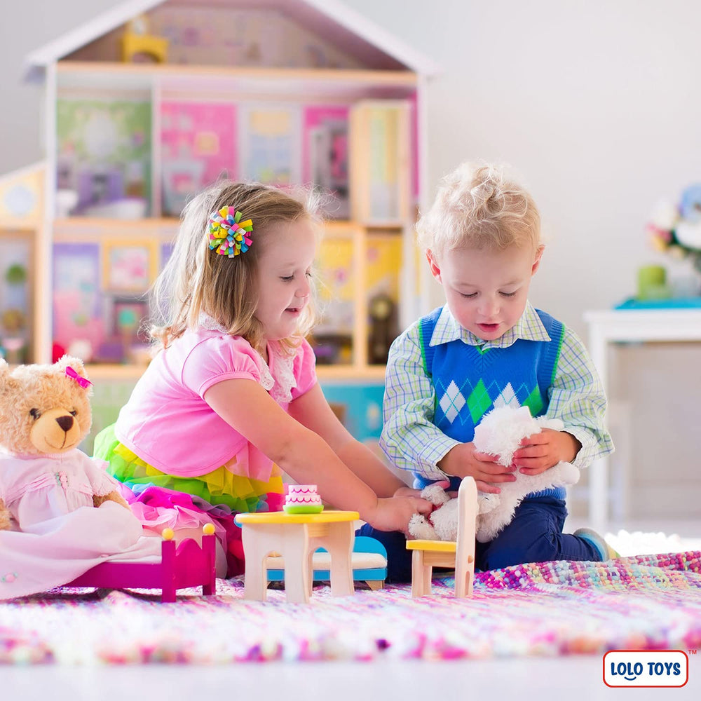 LOLO TOYS full kitchen with sink and stove for pretend cooking fun